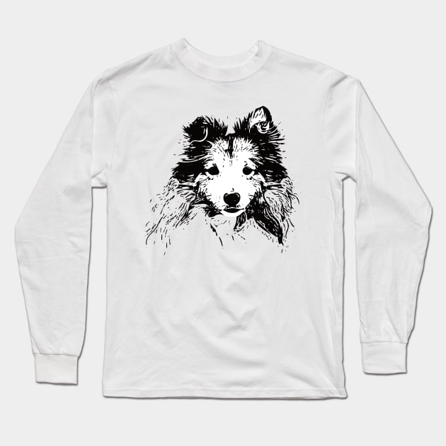 Shetland Sheepdog - Sheltie Christmas Gifts Long Sleeve T-Shirt by DoggyStyles